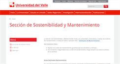 Desktop Screenshot of mantenimiento.univalle.edu.co