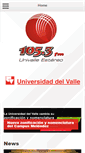 Mobile Screenshot of emisora.univalle.edu.co