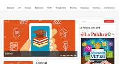 Desktop Screenshot of lapalabra.univalle.edu.co