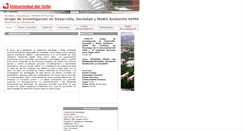 Desktop Screenshot of gema.univalle.edu.co