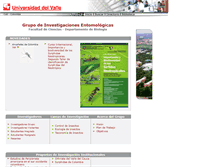 Tablet Screenshot of entomologia.univalle.edu.co