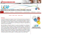 Desktop Screenshot of licap.univalle.edu.co