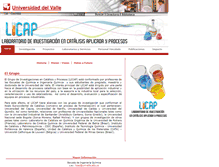 Tablet Screenshot of licap.univalle.edu.co