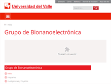 Tablet Screenshot of bionano.univalle.edu.co