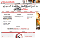 Desktop Screenshot of geteg.univalle.edu.co