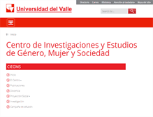 Tablet Screenshot of genero.univalle.edu.co