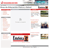 Tablet Screenshot of edufisica.univalle.edu.co