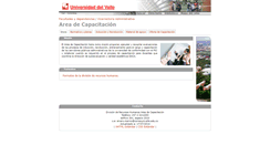 Desktop Screenshot of capacitacion.univalle.edu.co