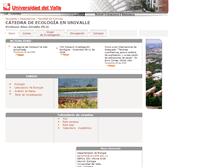 Tablet Screenshot of ecologia.univalle.edu.co