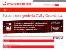 Tablet Screenshot of eicg.univalle.edu.co