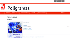 Desktop Screenshot of poligramas.univalle.edu.co