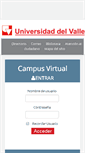 Mobile Screenshot of campusvirtual.univalle.edu.co